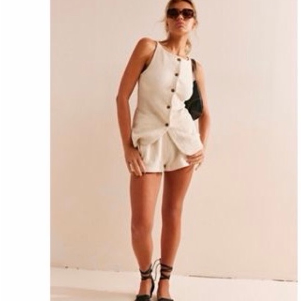 Free People Coastal Classy set - off white color